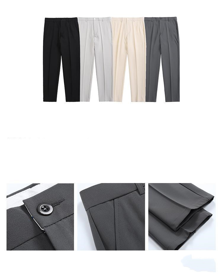 Loose Straight Pencil Trousers