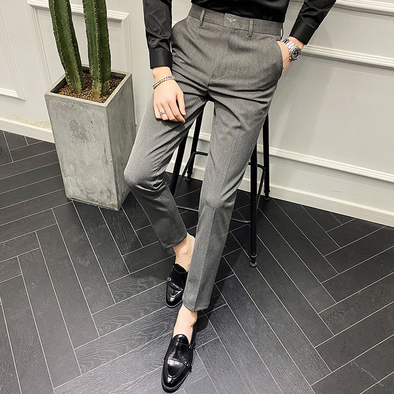 Slim-fit Men's Casual Trousers