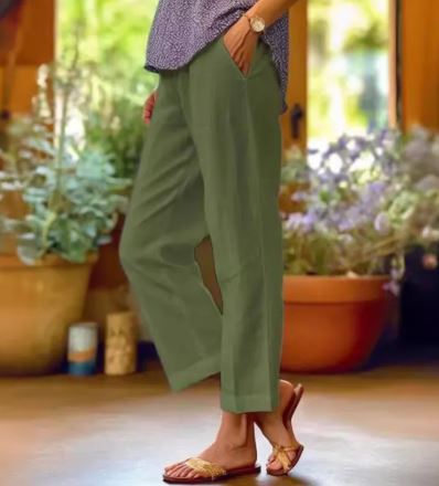 Casual Pants Straight-leg Trousers