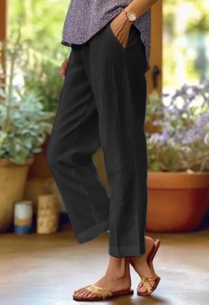 Casual Pants Straight-leg Trousers