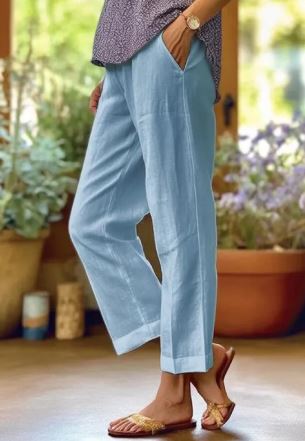 Casual Pants Straight-leg Trousers